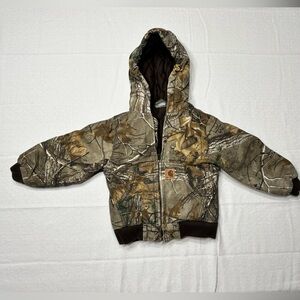 Carhartt Coat Youth Size XXS 4/5 Camouflage